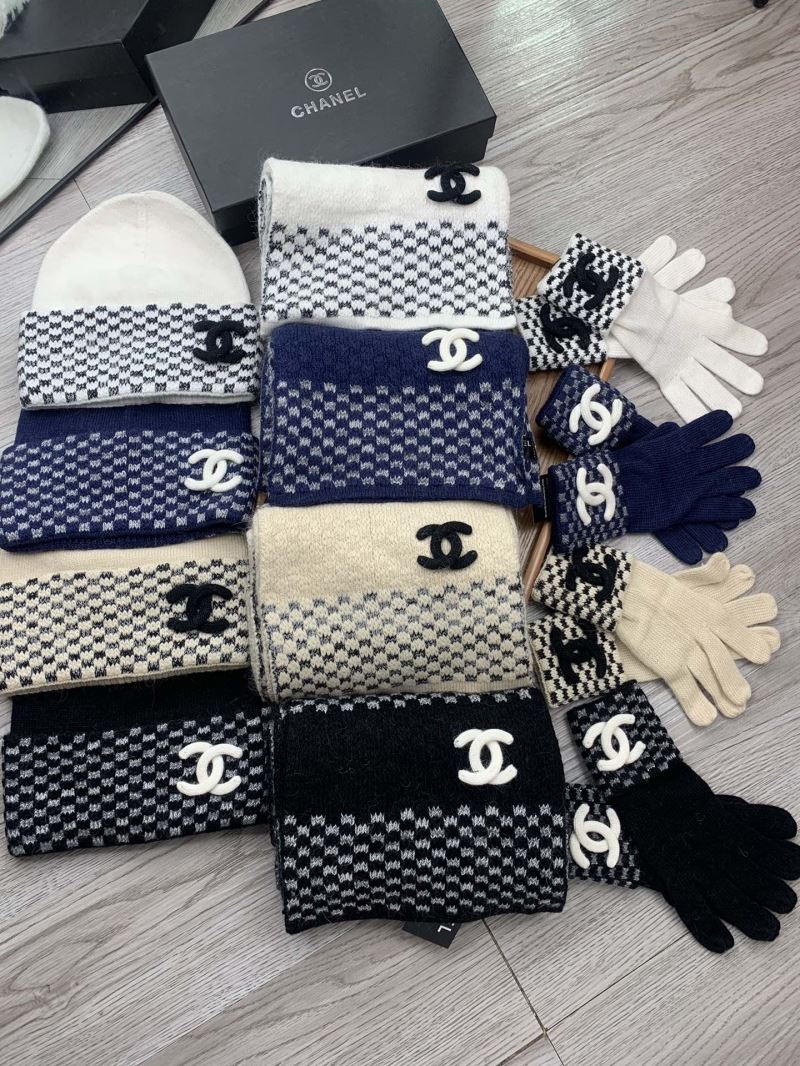 Chanel Caps Scarfs